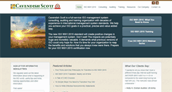 Desktop Screenshot of cavendishscott.com