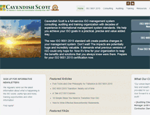 Tablet Screenshot of cavendishscott.com